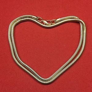 VTG Gold Plate Snake Chain Necklace